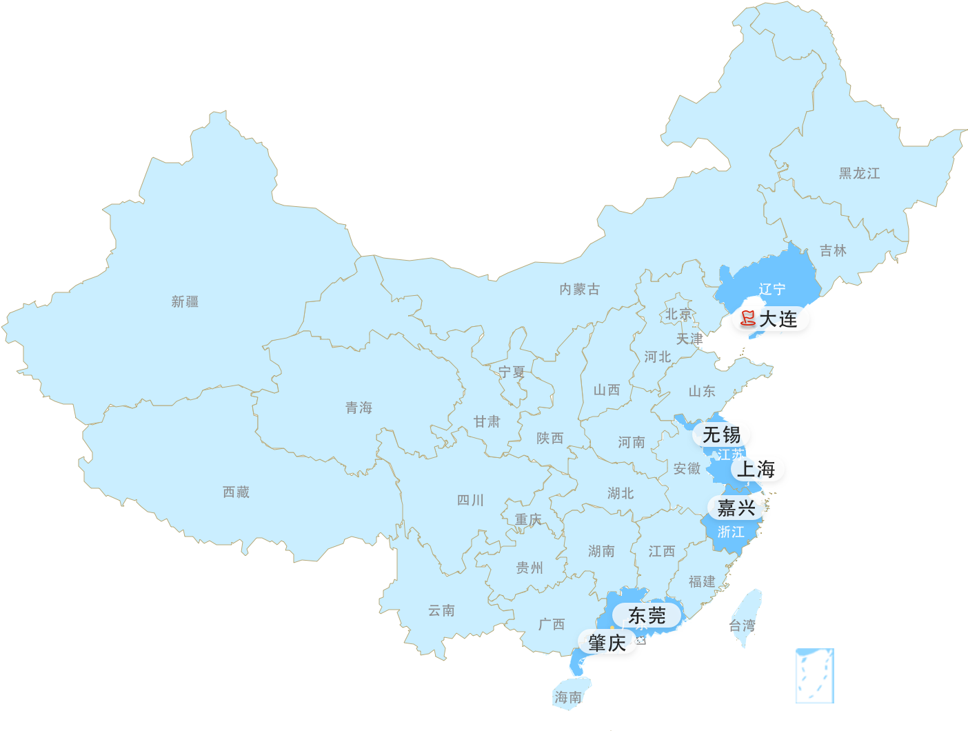 全国布局
